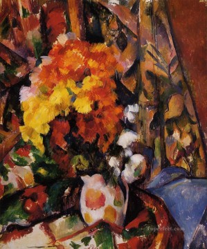  Crisantemo Pintura al %c3%b3leo - Crisantemos Paul Cézanne